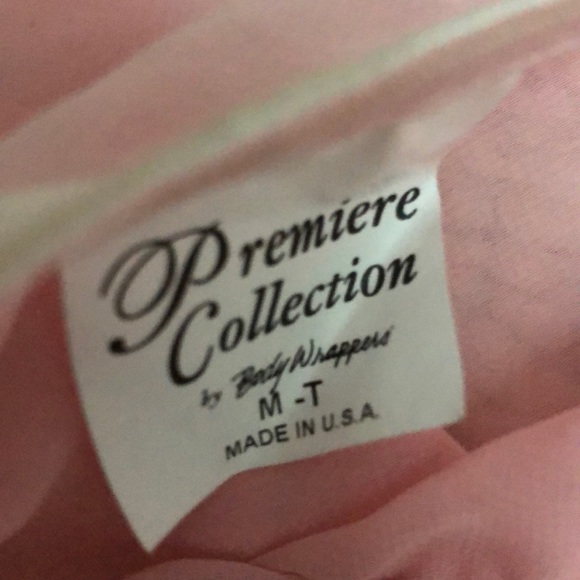 Rose Pink Chiffon Wrap Skirt by Body Wrappers - Picture 2 of 2